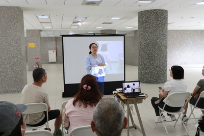 學務組長現場簡報解說圖片