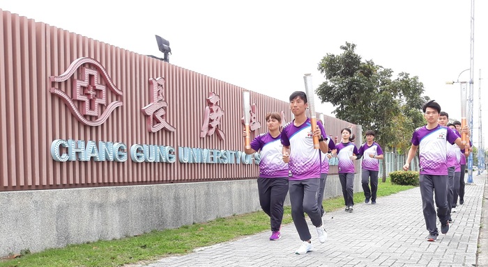 聖火傳遞_路經校門口